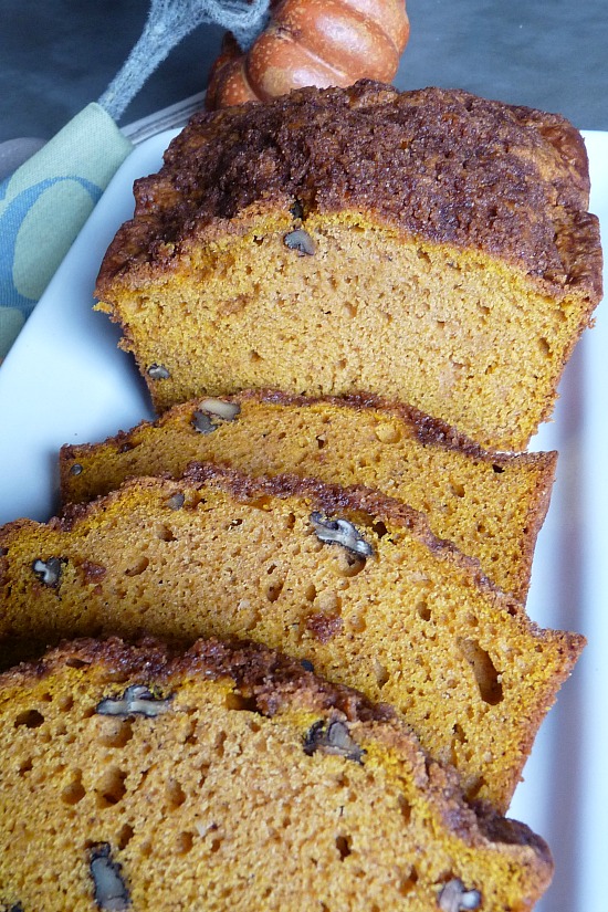 Pumpkin Cream Cheese Bread with Streusel Topping